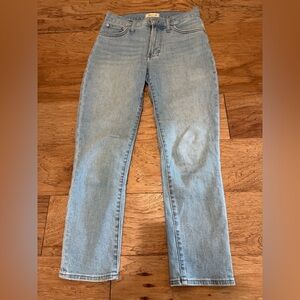 Madewell Mid-Rise Perfect Vintage Jean Straight Leg Size 27